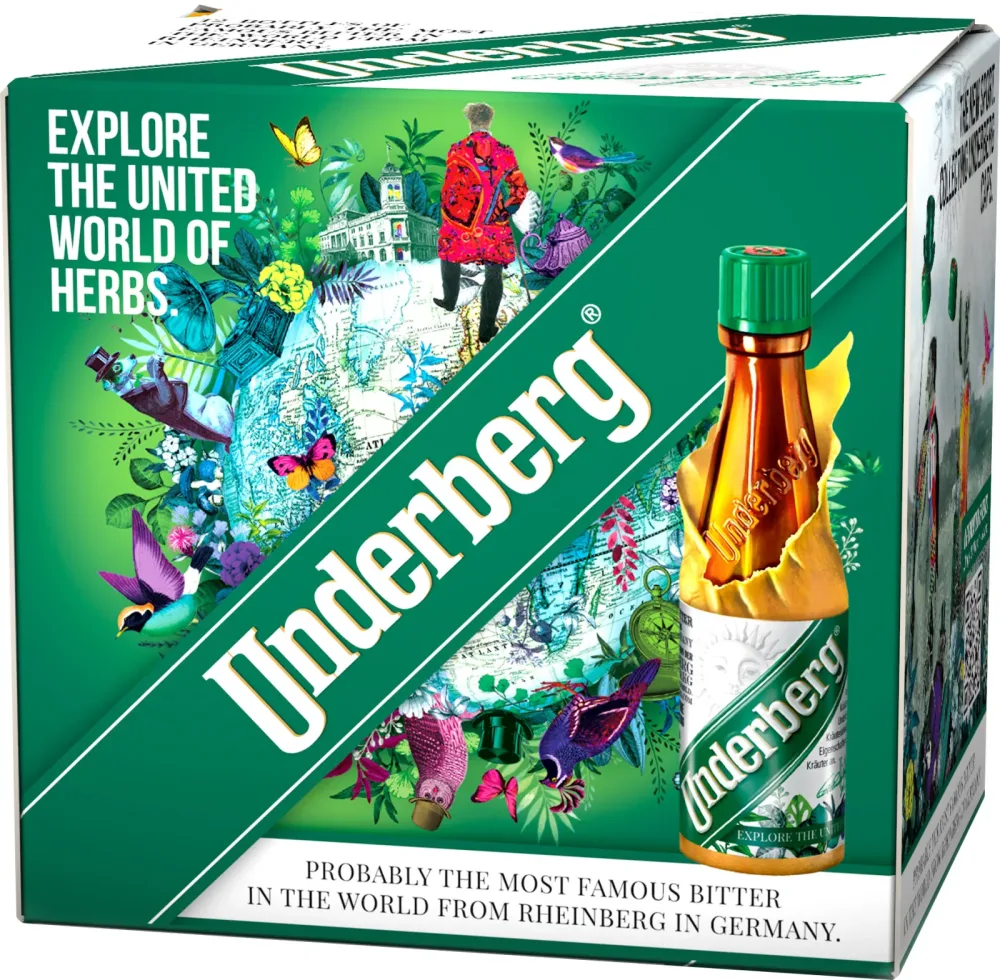 Underberg 12er-Set / 44 % Vol. / 12 x 0,02 Liter-Flasche in Box