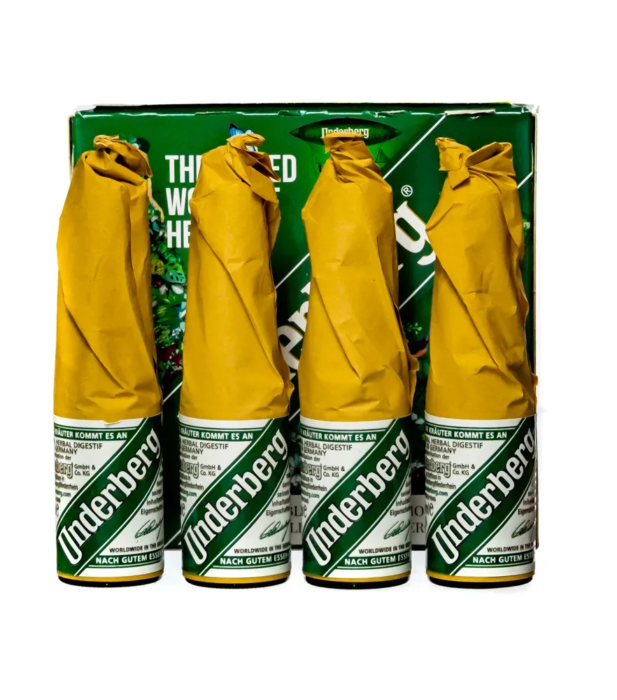 Underberg 4er-Set / 44 % Vol. / 4 x 0,02 Liter-Flasche in Box