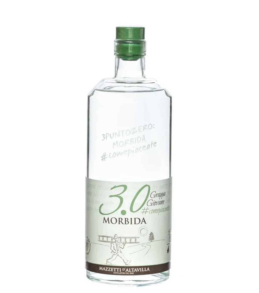 Mazzetti d'Altavilla Grappa 3.0 Grappa Morbida / 40 % Vol. / 1,0 Liter-Flasche