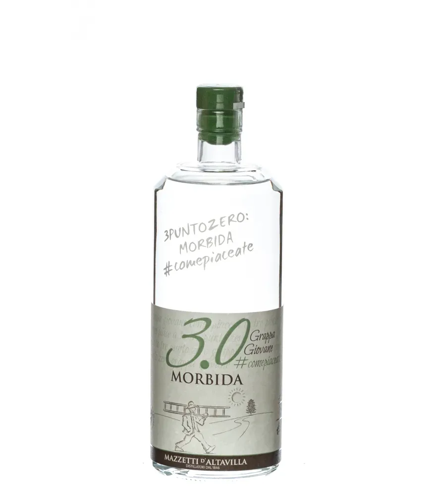 Mazzetti d'Altavilla Grappa 3.0 Grappa Morbida / 40 % Vol. / 0,7 Liter-Flasche
