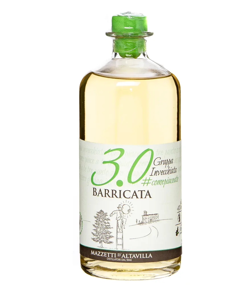 Mazzetti d'Altavilla Grappa 3.0 Grappa Barricata / 40 % Vol. / 0,7 Liter-Flasche