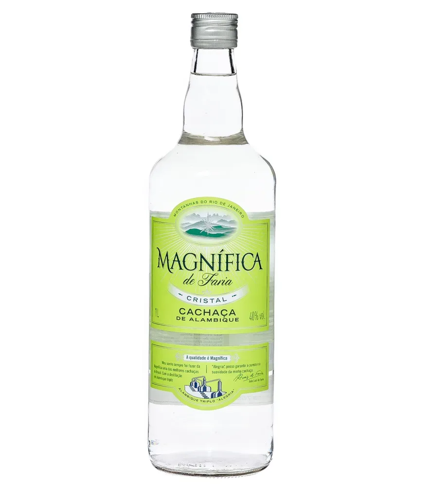 Magnifica de Faria Cristal Cachaça / 40 % Vol. / 1,0 Liter-Flasche