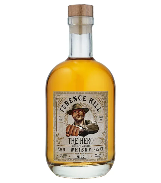 St. Kilian Terence Hill Whisky The Hero mild / 46 % Vol. / 0,7 Liter-Flasche