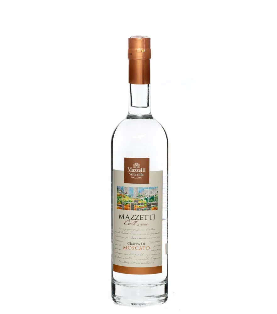 Mazzetti Collezione Grappa di Moscato / 43 % Vol. / 0,7 Liter-Flasche