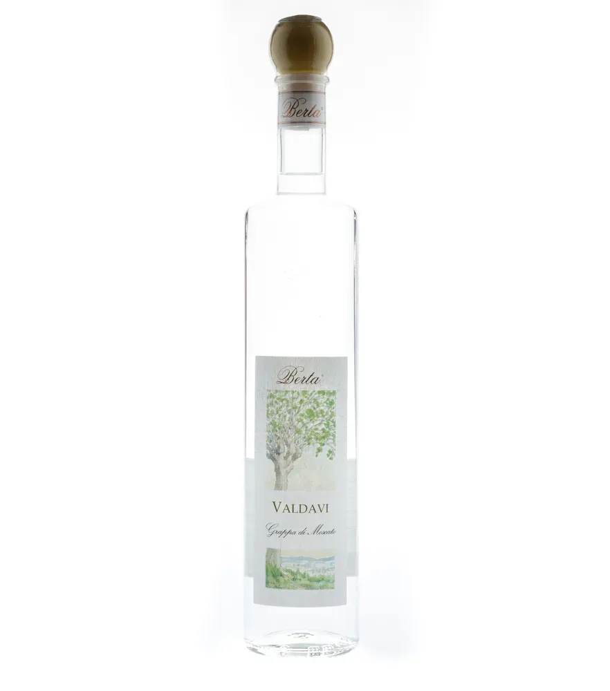 Distillerie Berta Valdavi - Grappa di Moscato / 40 % vol. / 0,7 Liter-Flasche