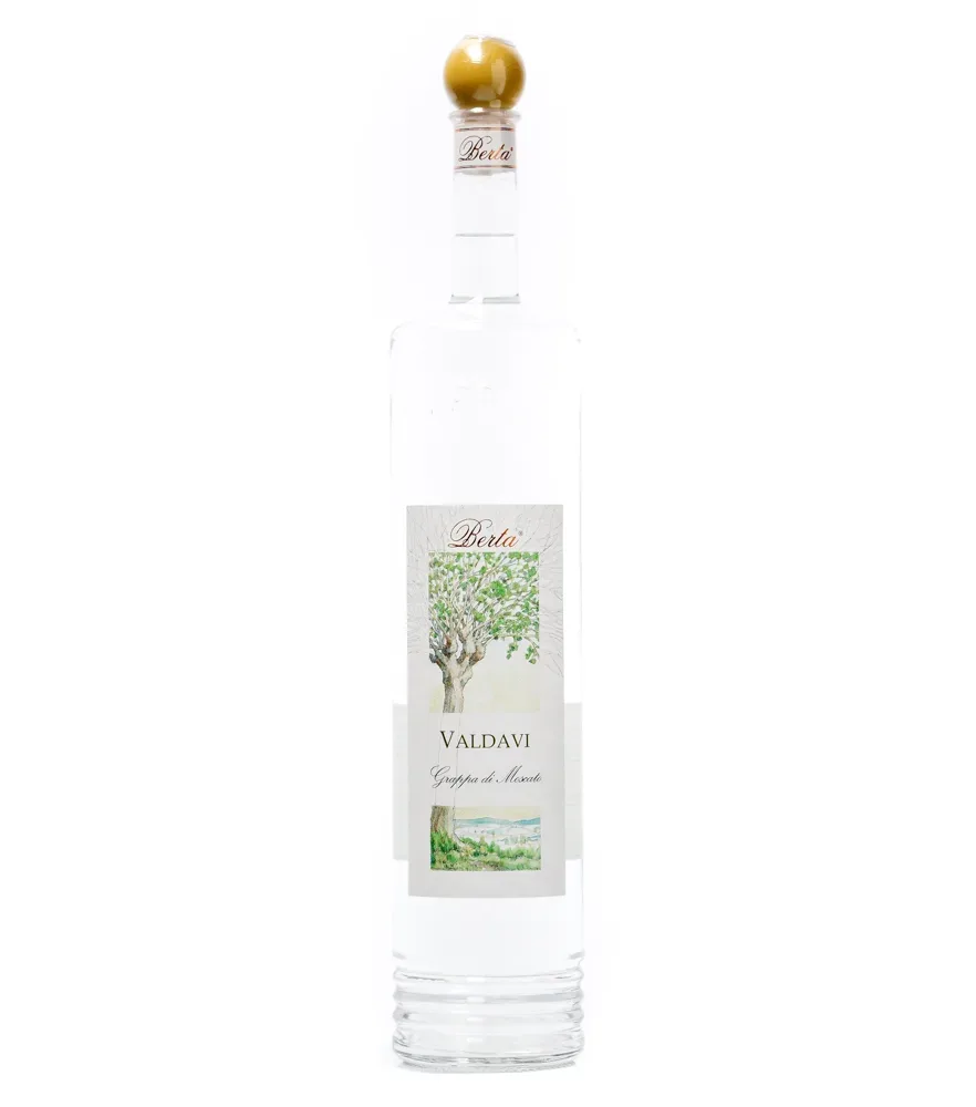 Distillerie Berta Valdavi - Grappa di Moscato / 40 % vol. / 1,5 Liter-Flasche