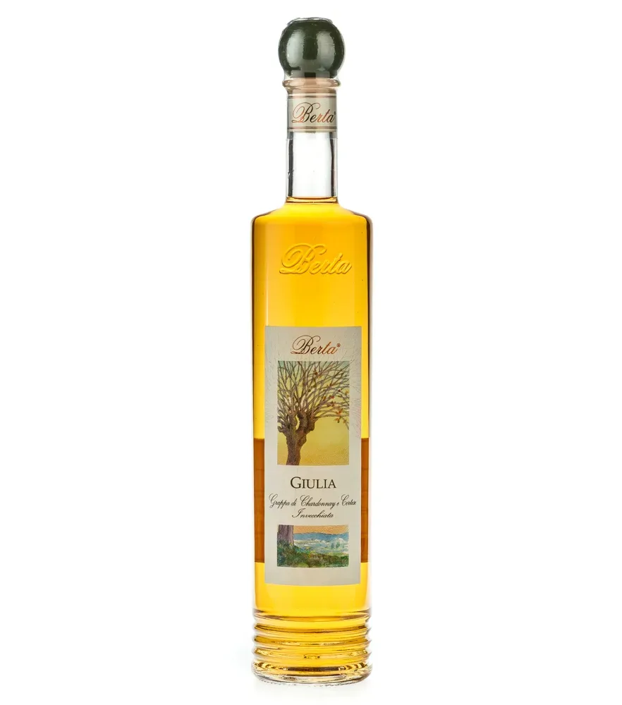 Distillerie Berta Giulia - Grappa di Chardonnay e Cortese Invecchiata / 40 % vol. / 0,7 L Flasche