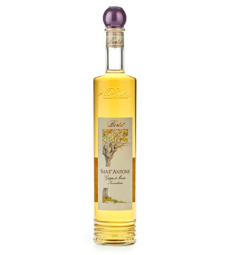 Distillerie Berta Sant’ Antone – Grappa di Moscato Invecchiata / 40 % vol. / 0,7 Liter-Flasche