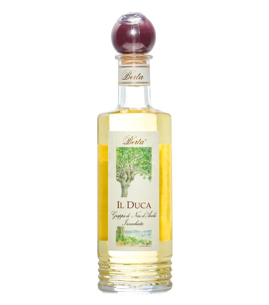 Berta Grappa Il Duca Nero d’Avola Invecchiata / 40 % Vol. / 0,2 Liter-Flasche