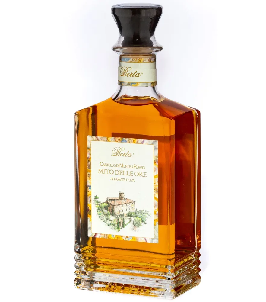 Distillerie Berta Mito delle Ore Distillato d’Uva / 42 % vol. / 0,7 Liter-Flasche in Metalldose