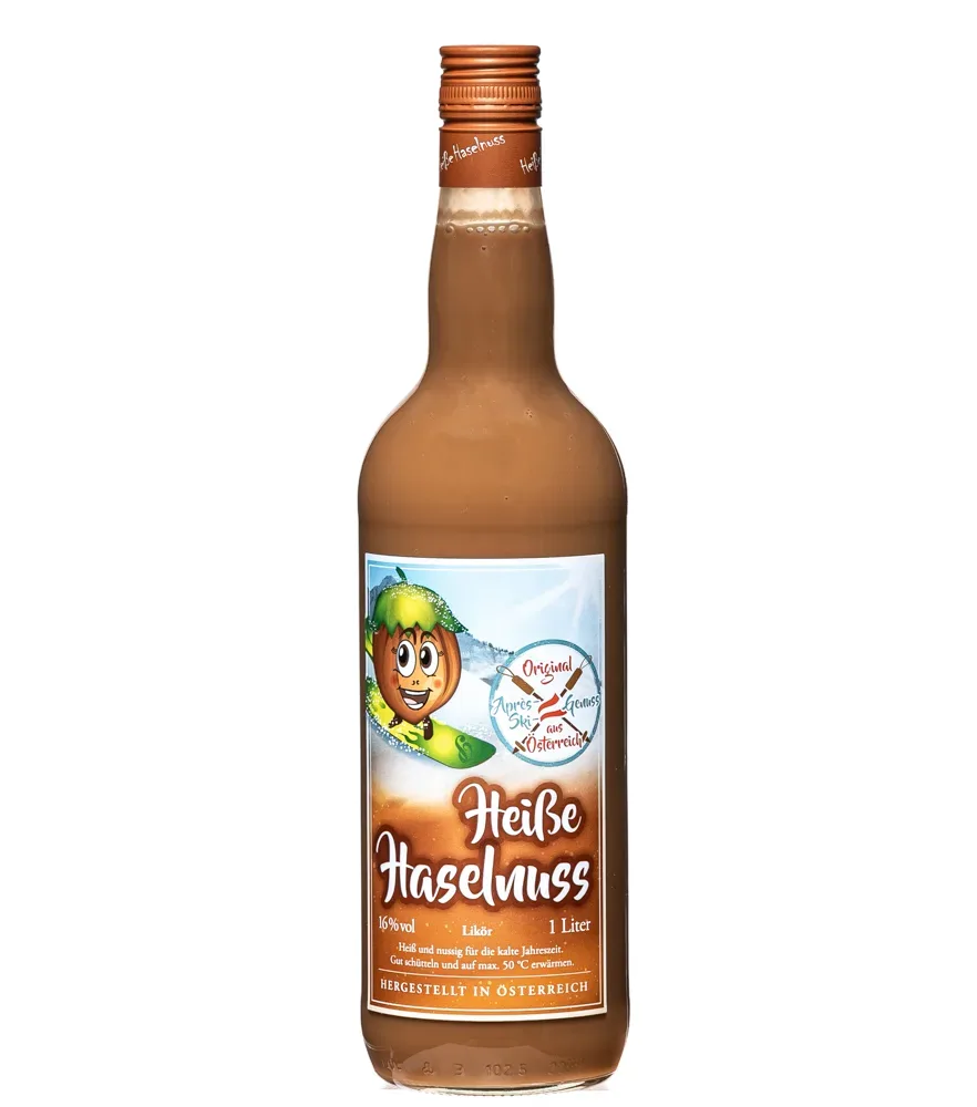 Prinz Heiße Haselnuss Likör / 16 % Vol. / 1,0 Liter-Flasche