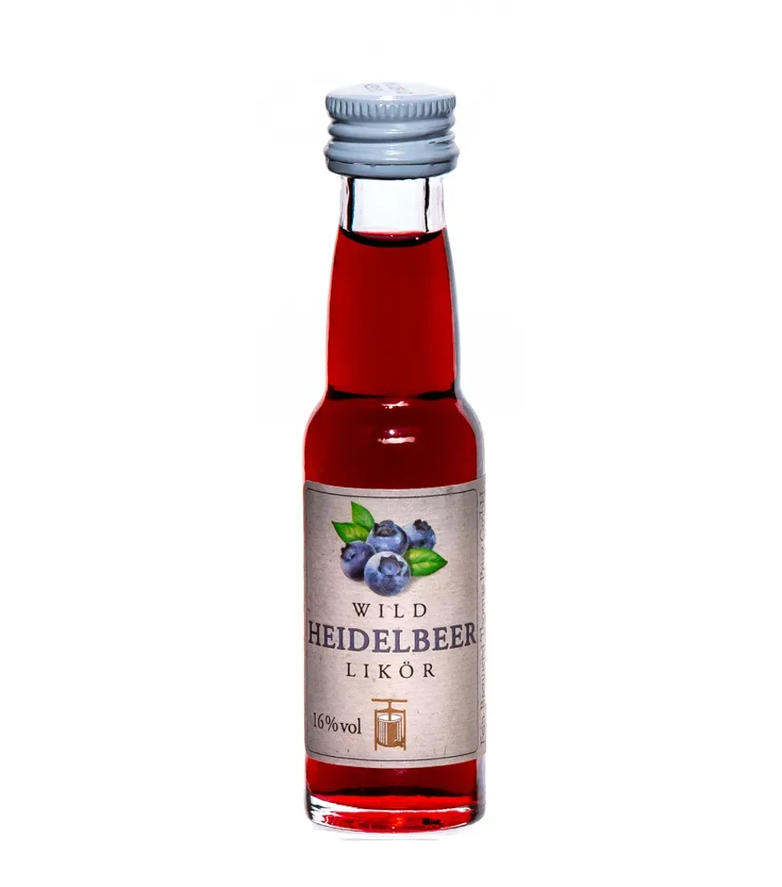 Prinz: Wild-Heidelbeer Likör / 16 % Vol. / 0,02 Liter - Flasche