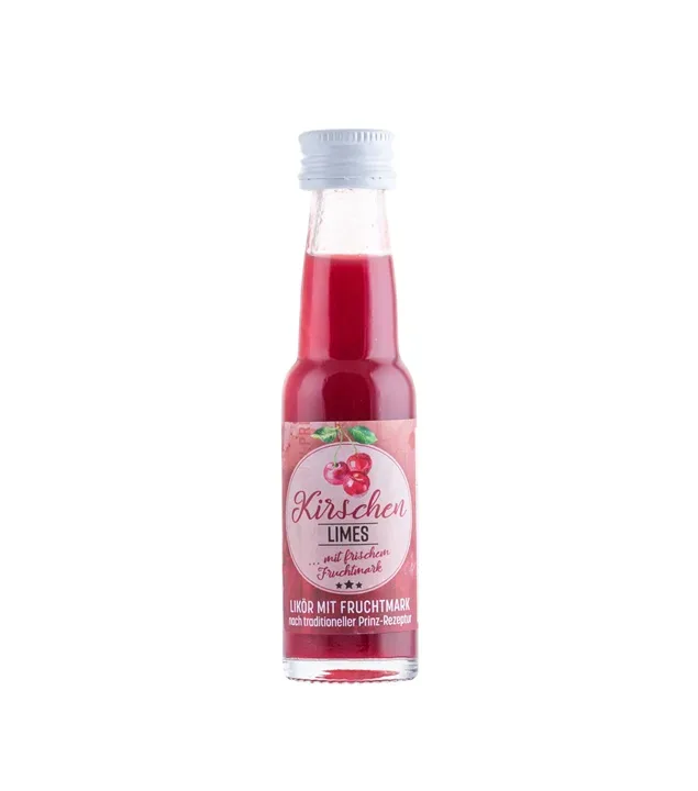 Prinz Kirschen-Limes Miniatur / 16 % Vol. / 0,02 Liter-Flasche