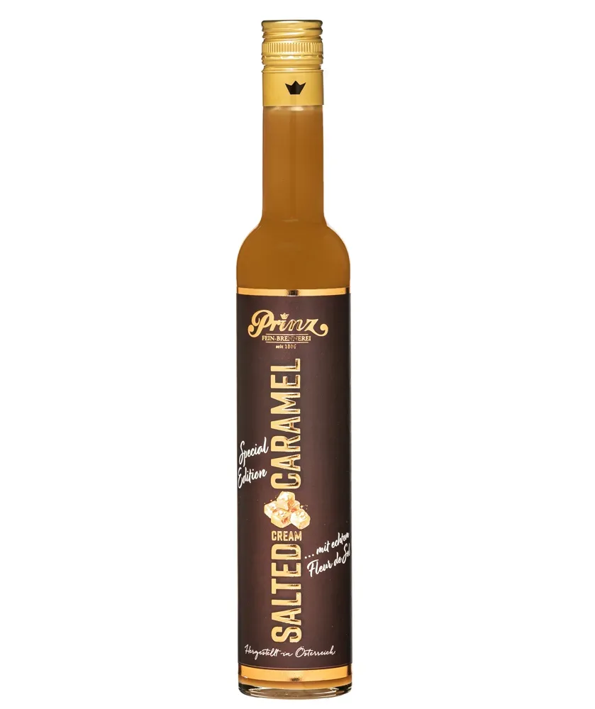 Prinz Salted Caramel Cream Likör Special Edition / 17 % vol. / 0,5 Liter-Flasche