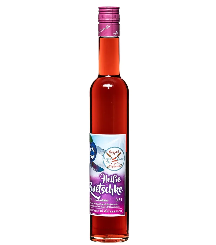 Prinz Heiße Zwetschke - Frucht-Likör zum Erwärmen / 16% Vol. / 0,5 Liter - Flasche