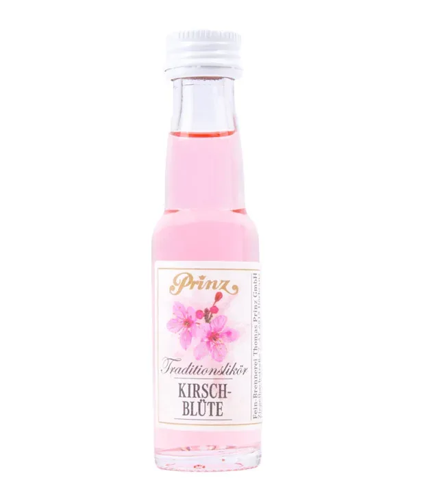 Prinz: Kirschblüten Likör Miniatur / 17 % Vol. / 0,02 Liter-Flasche