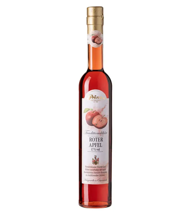 Prinz: Roter Apfel Traditionslikör / 17 % Vol. / 0,5 Liter-Flasche