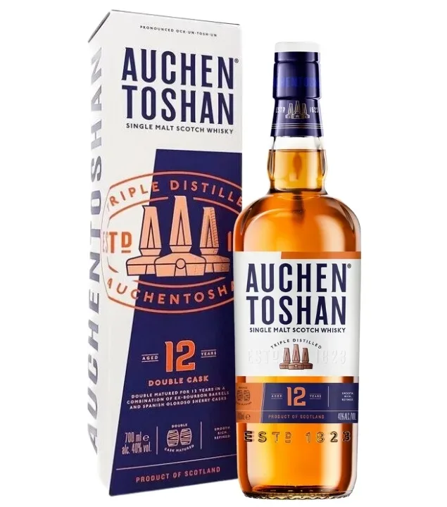 Auchentoshan 12 Jahre Lowland Single Malt Scotch Whisky / 40 % vol / 0,7 Liter-Flasche