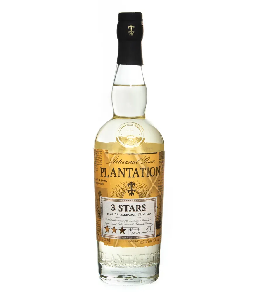 Planteray Rum 3 Stars Jamaica Barbados Trinidad Artisanal Rum / 41,2 % Vol. / 0,7 Liter-Flasche