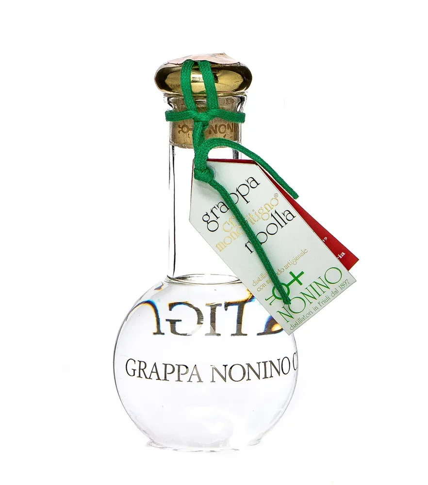Nonino Grappa Cru Monovitigno Ribolla - Grappa aus Ribolla-Trester / 45 % Vol. 0,2 Liter-Flasche