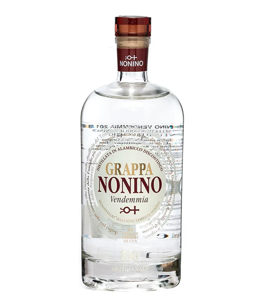 Grappa Nonino Vendemmia / 40 % vol / 0,5 Liter-Flasche