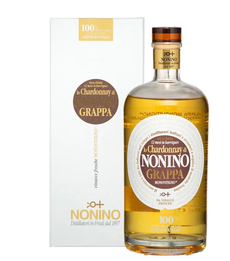 Nonino In barriques lo Chardonnay di Nonino Grappa Monovitigno / 41 % vol. / 0,7 Liter-Flasche