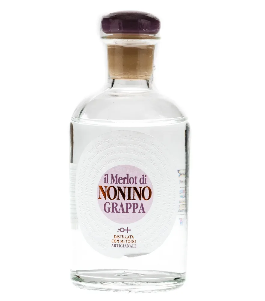 Nonino Il Merlot di Nonino Grappa Monovitigno - Grappa aus Merlot / 41 % Vol. 0,1 Liter-Flasche