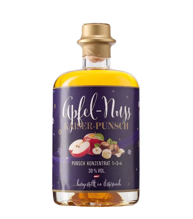 Prinz Apfel-Nuss Kaiser-Punsch / 30 % Vol. / 0,5 Liter-Flasche