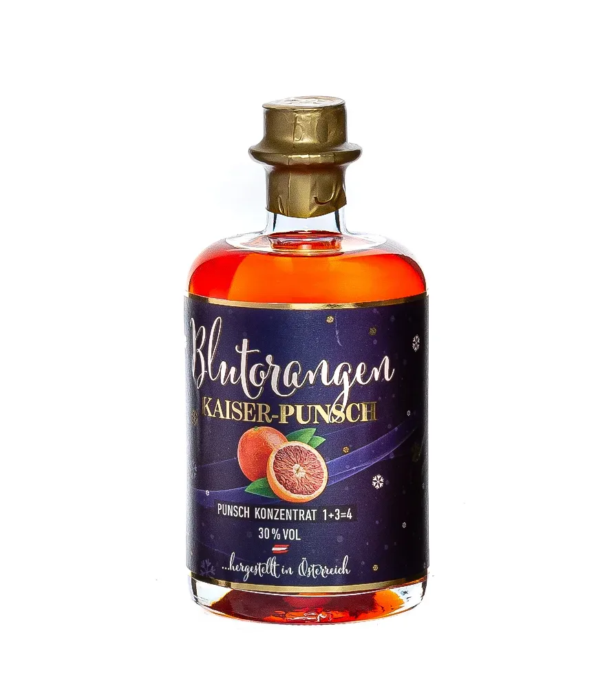 Prinz: Blutorangen Kaiser-Punsch / 30 % Vol. / 0,5 Liter-Flasche
