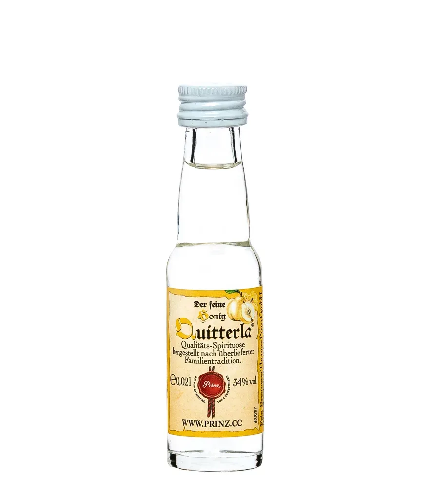 Prinz Honig Quitterla Miniatur / 34 % vol / 0,02 Liter-Flasche