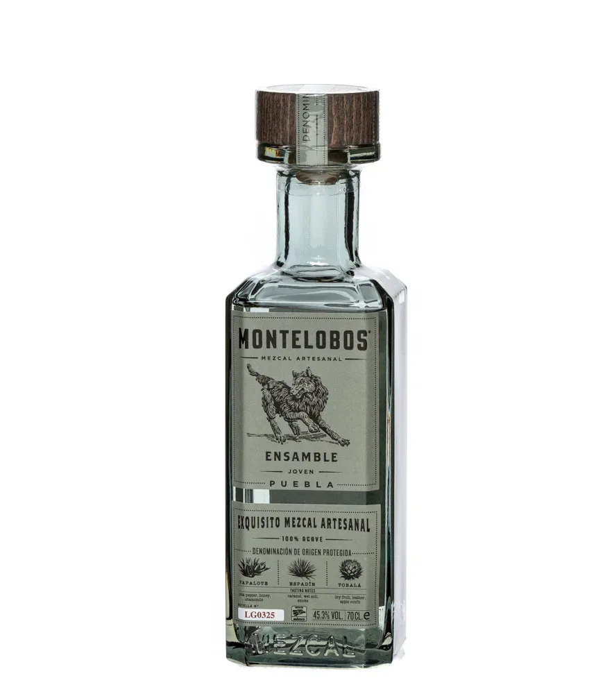 Montelobos Ensamble Mezcal Artesanal / 45,3 % Vol. / 0,7 Liter-Flasche