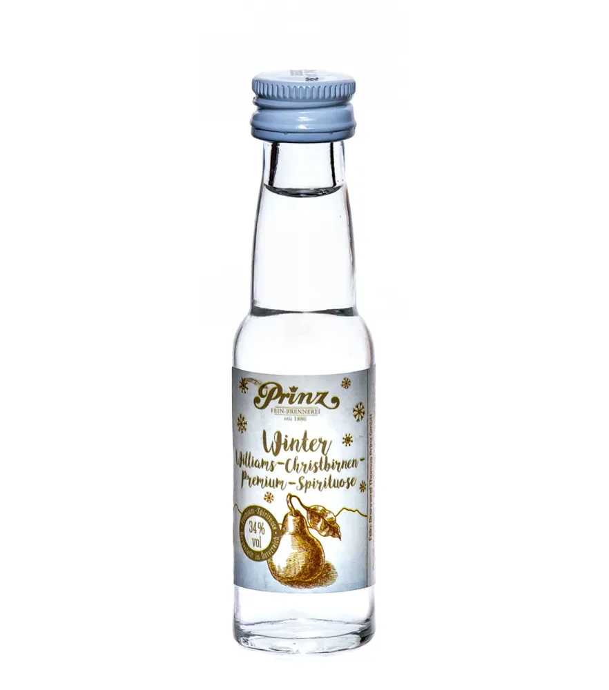 Prinz Winter Williams-Christbirne Miniatur / 34 % Vol. / 0,02 Liter-Flasche