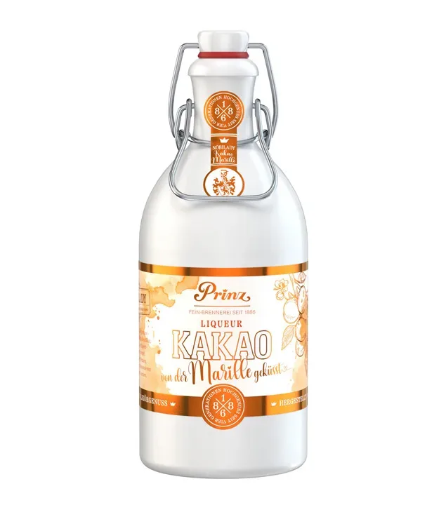 Prinz Nobilady Liqueur Kakao-Marille / 17,7 % Vol. / 0,5 Liter-Flasche