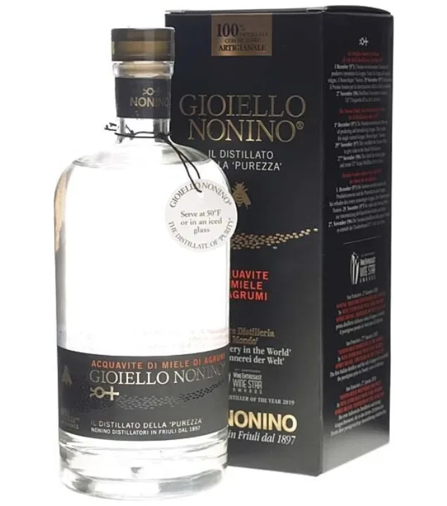 Nonino Gioiello Di Acacia - Feines Destillat aus Akazienhonig / 37 % vol / 0,5 Liter-Flasche