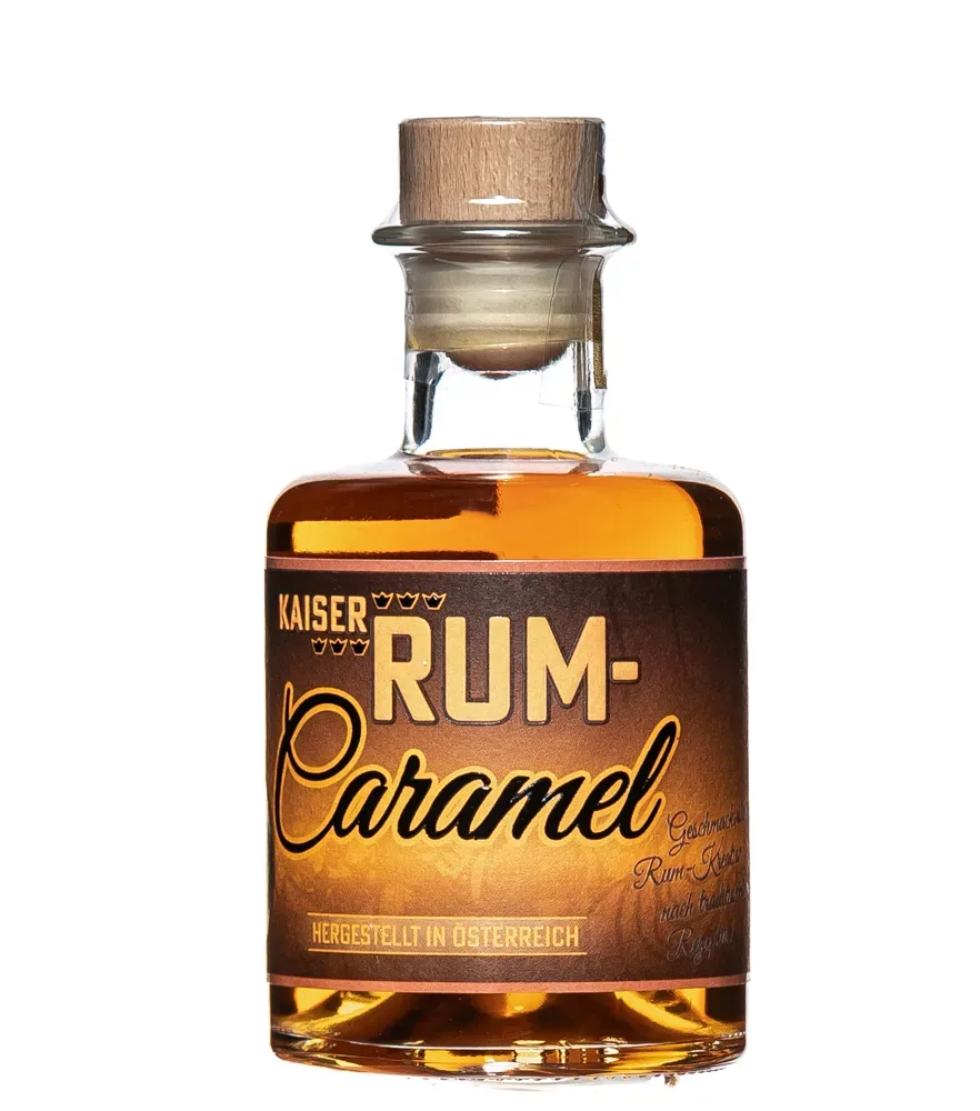 Prinz: Kaiser Rum-Caramel Likör mit Inländerrum / 40 % vol / 0,2 Liter-Flasche