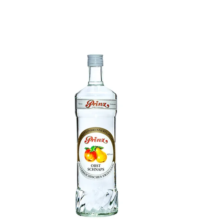 Prinz: Obstschnaps aus Äpfeln und Birnen / 40% Vol. / 0,35 Liter - Flasche