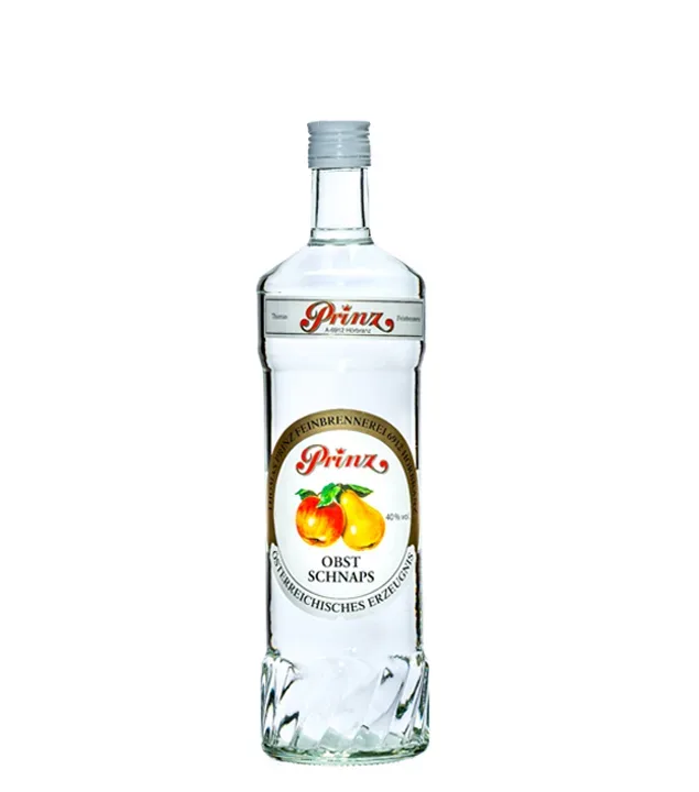 Prinz: Obstschnaps aus Äpfeln und Birnen / 40 % Vol. / 0,7 Liter - Flasche