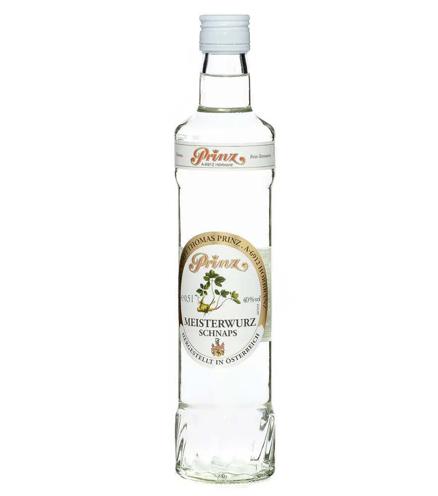 Prinz: Meisterwurz / 40 % Vol. / 0,5 Liter-Flasche