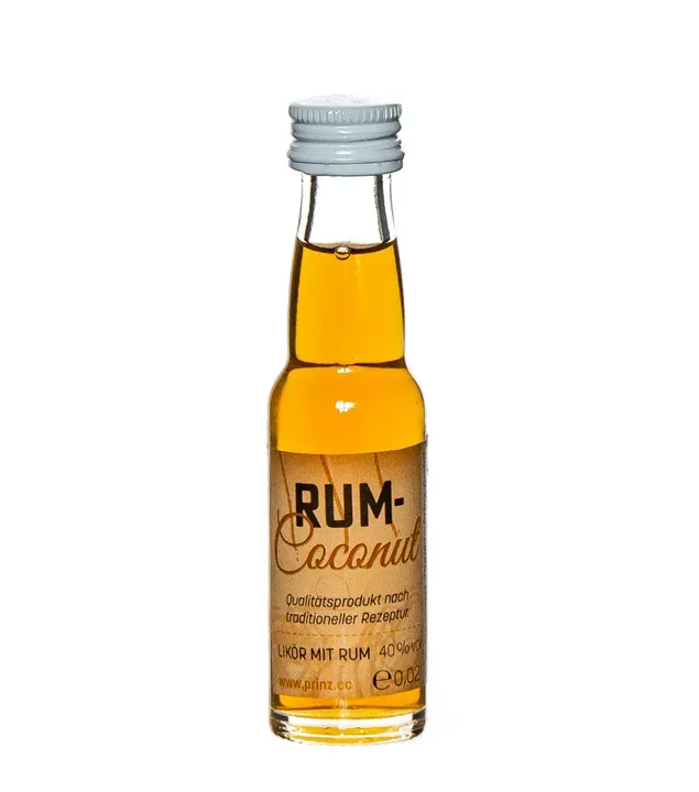 Prinz: Rum Coconut Likör mit Inländerrum / 40% Vol. / 0,02 Liter - Flasche