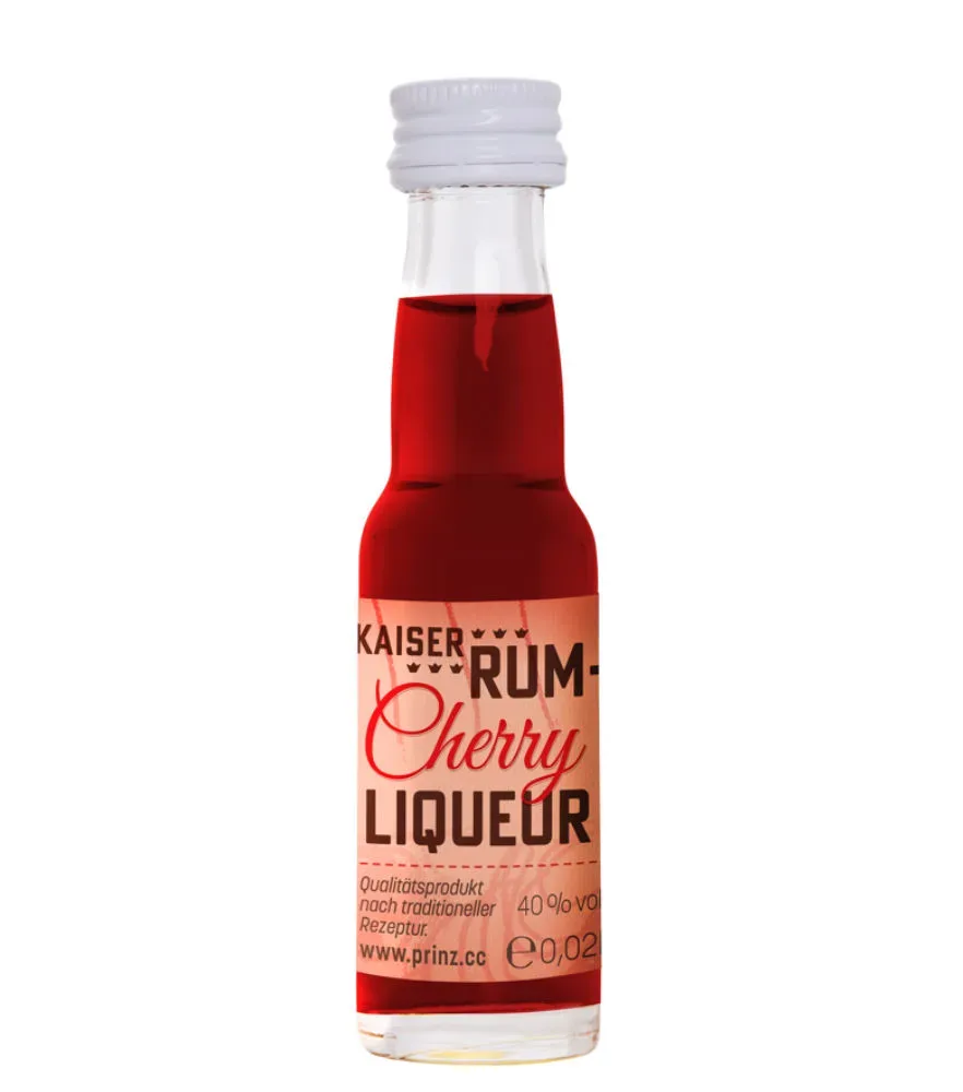 Prinz: Rum Cherry Liqueur mit Inländerrum / 40% Vol. / 0,02 Liter - Flasche