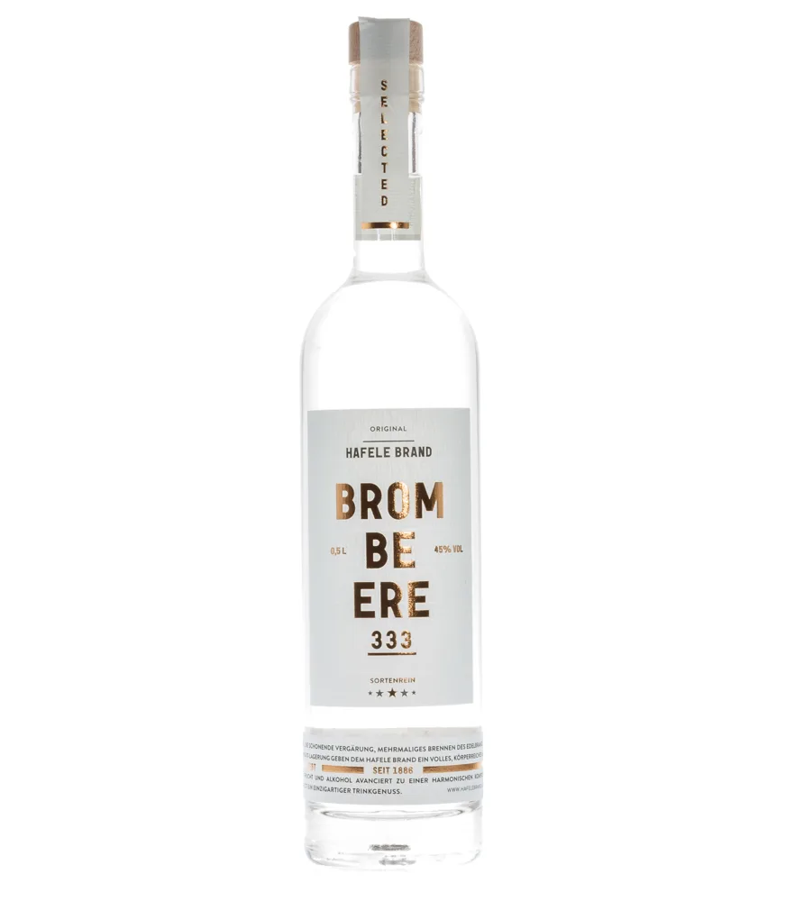 Prinz Hafele 333 Brombeere – Sortenreiner Hafele Brand / 45 % vol. / 0,5 Liter-Flasche
