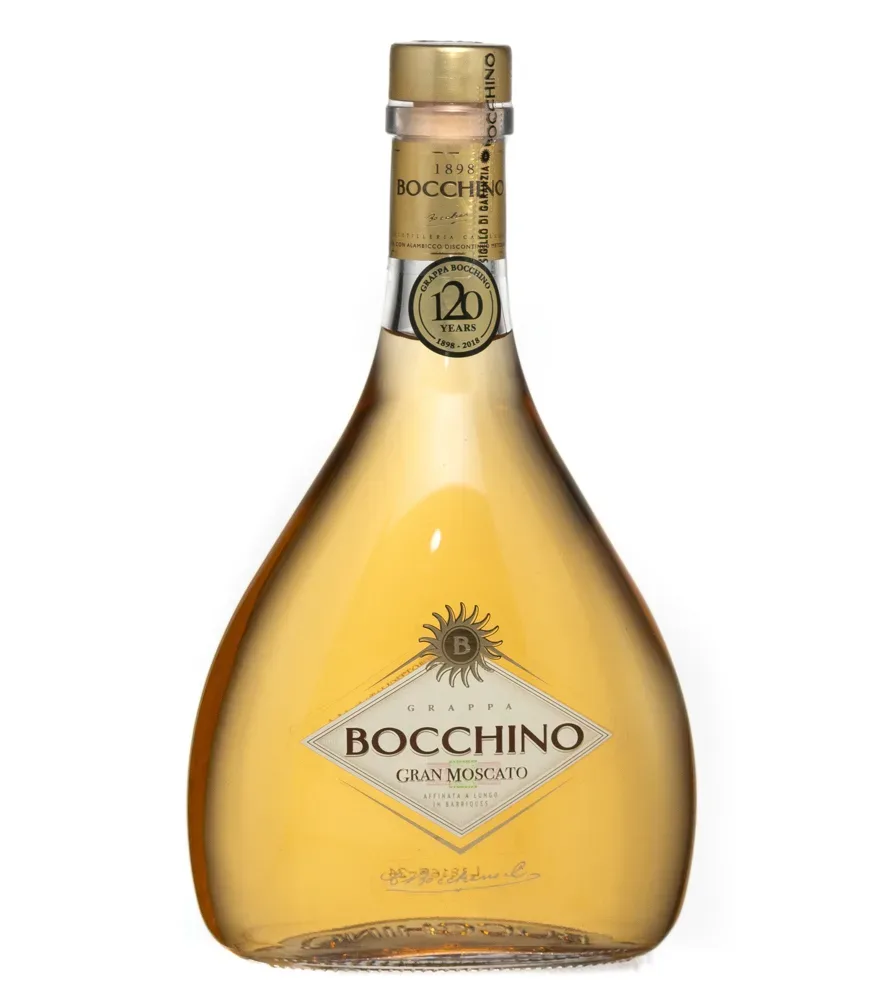 Bocchino: Grappa Gran Moscato / 40 % Vol. / 0,7 Liter-Flasche