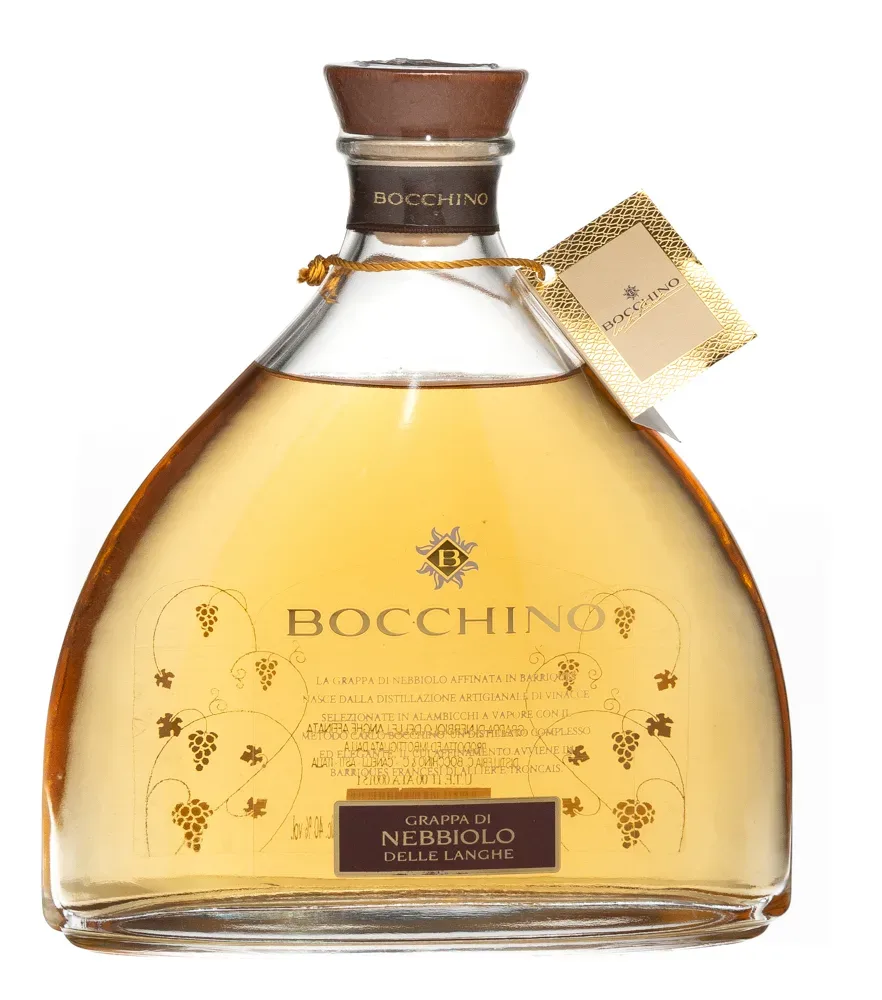 Bocchino: Grappa di Nebbiolo Delle Langhe in Barriques / 40 % Vol. / 0,7 Liter-Flasche