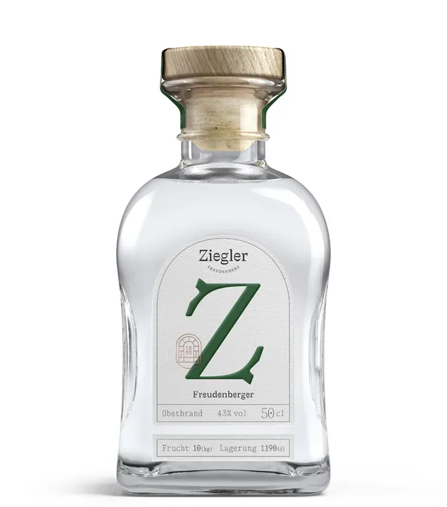 Ziegler Freudenberger Obstbrand / 43 % Vol. / 0,5 Liter-Flasche
