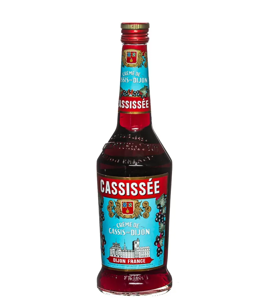 Cassissée Crème de Cassis de Dijon Schwazer Johannisbeerlikör / 16 % Vol. / 0,7 Liter-Flasche