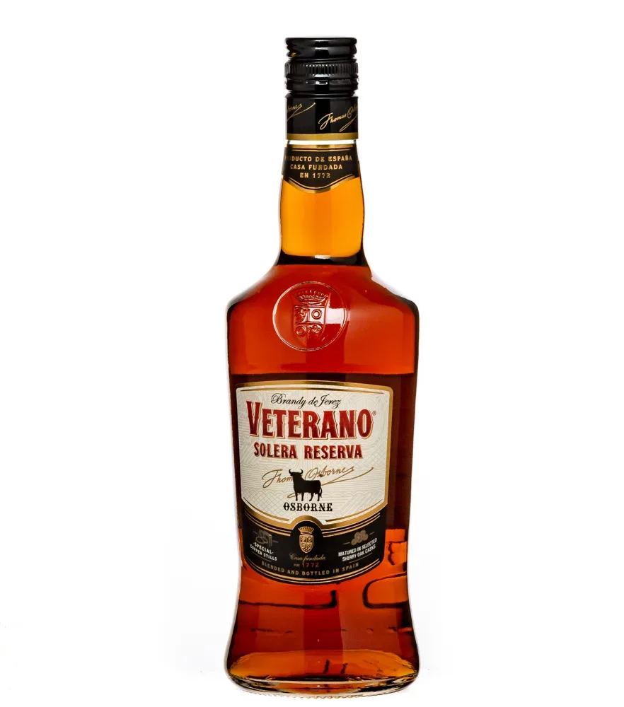 Osborne Veterano Solera Reserva Brandy de Jerez / 36 % Vol. / 0,7 Liter-Flasche in Geschenkdose
