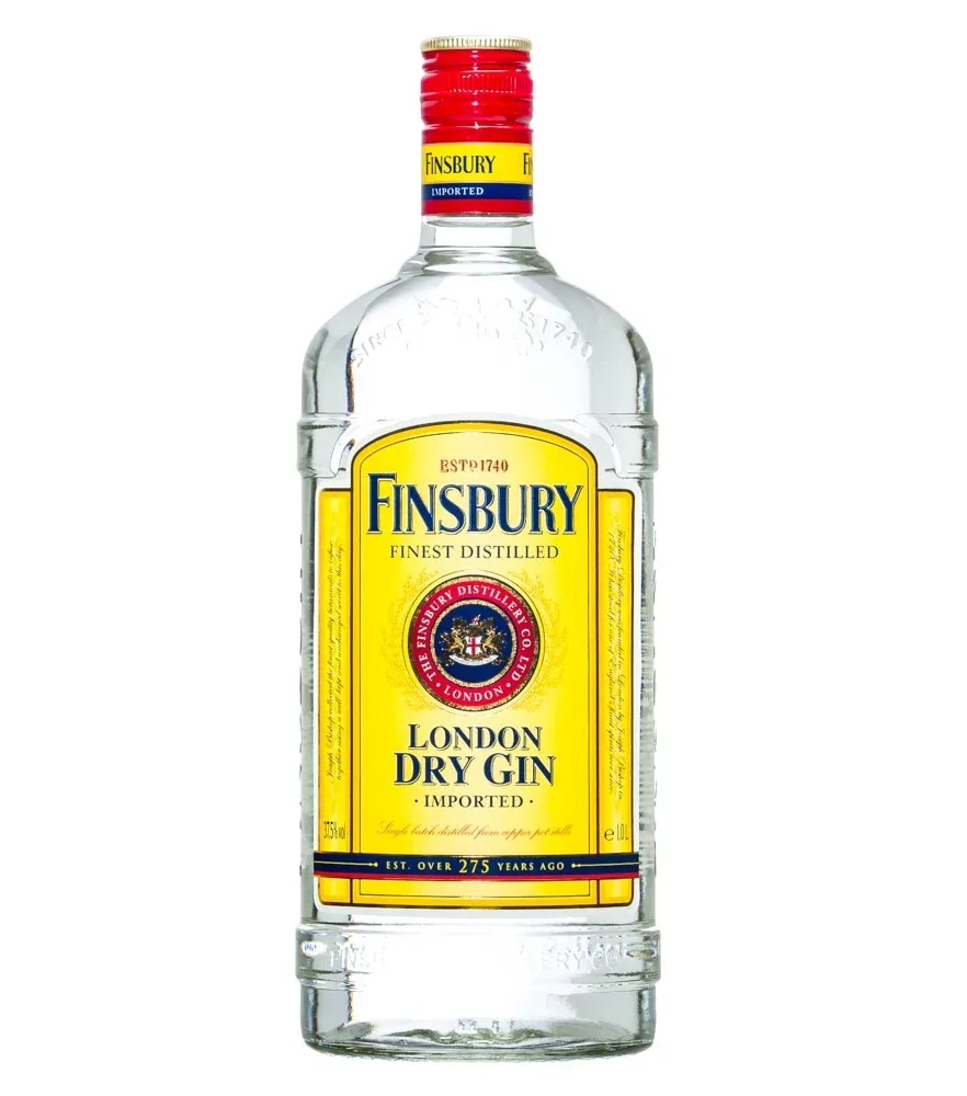 Finsbury London Dry Gin / 37,5 % Vol. / 1,0 Liter-Flasche