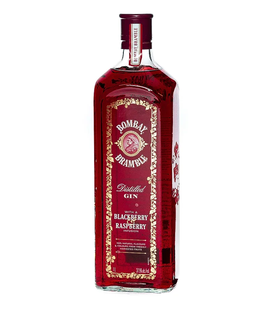 Bombay Bramble Distilled Gin with a Blackberry & Raspberry Infusion / 37,5% Vol. / 1,0 Liter-Flasche