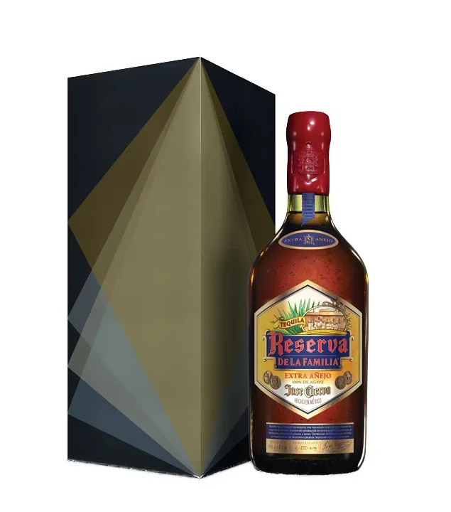 Jose Cuervo Reserva de la Familia Tequila / 38 % Vol. / 0,7 Liter-Flasche in Geschenkschatulle
