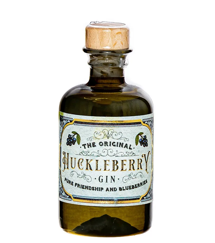 The Original Huckleberry Gin Miniatur / 44 % Vol. / 0,05 Liter-Flasche